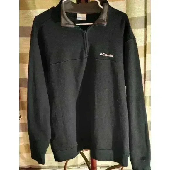 Men's Columbia Black Sweatshirt Size L - Picture 2 of 7